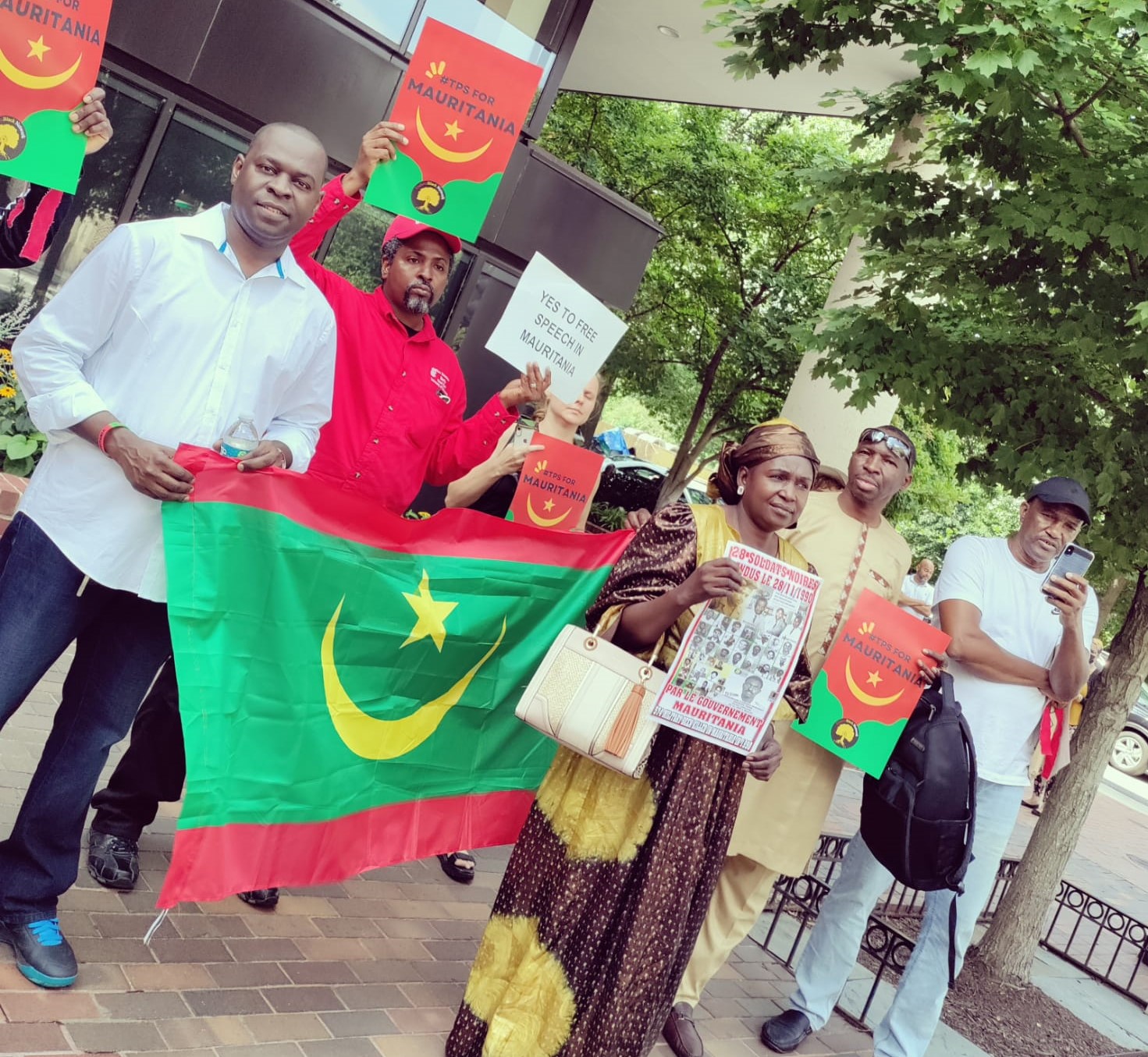 US-based Mauritanians protest race related injustice in Mauritania